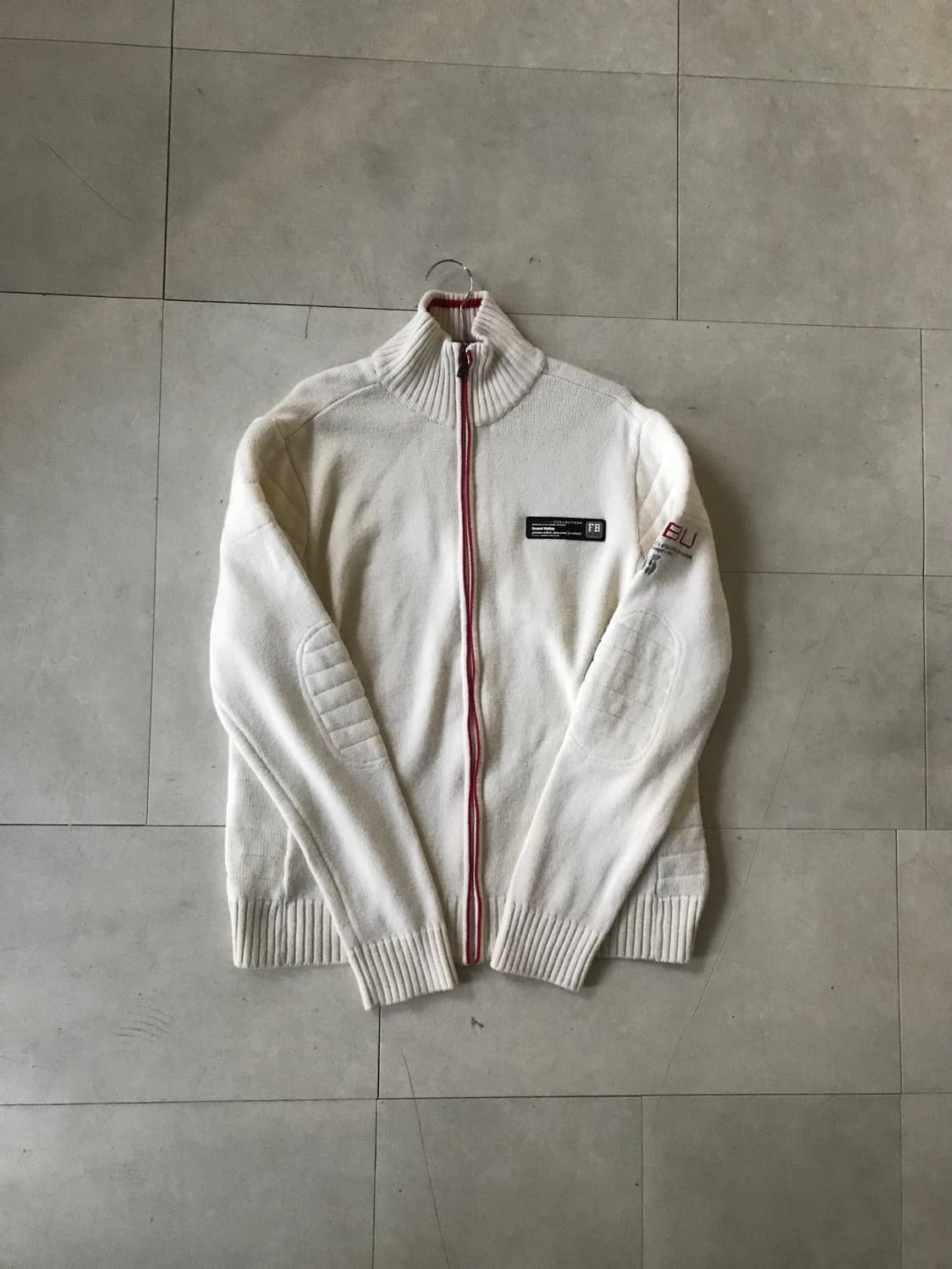 후부 00s 아이보리 니트집업 상품이미지6