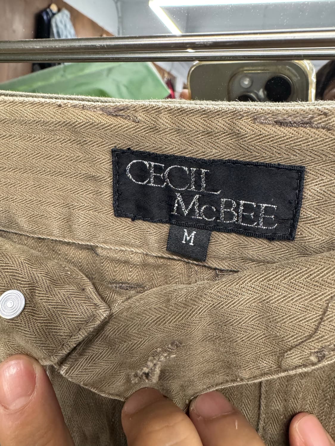 Cecil Mcbee 로우라이즈 카고팬츠 상품이미지3
