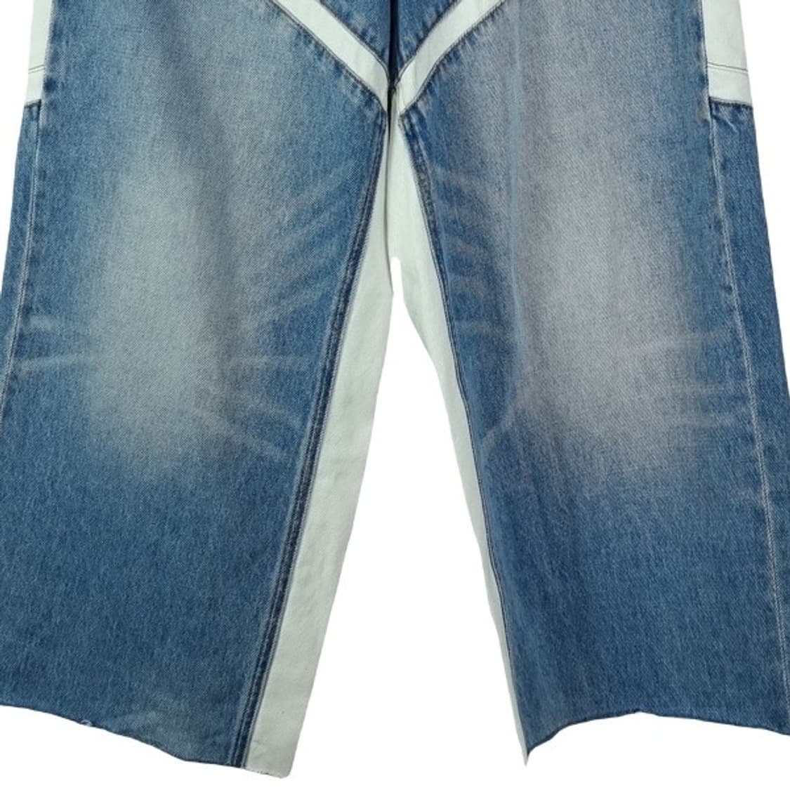 [배드블러드] 라인 패널 데님 팬츠 라지핏 M19870 상품이미지5