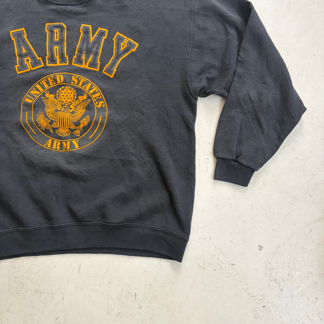 90s USA US ARMY 빈티지 스웻셔츠 L 상품이미지3