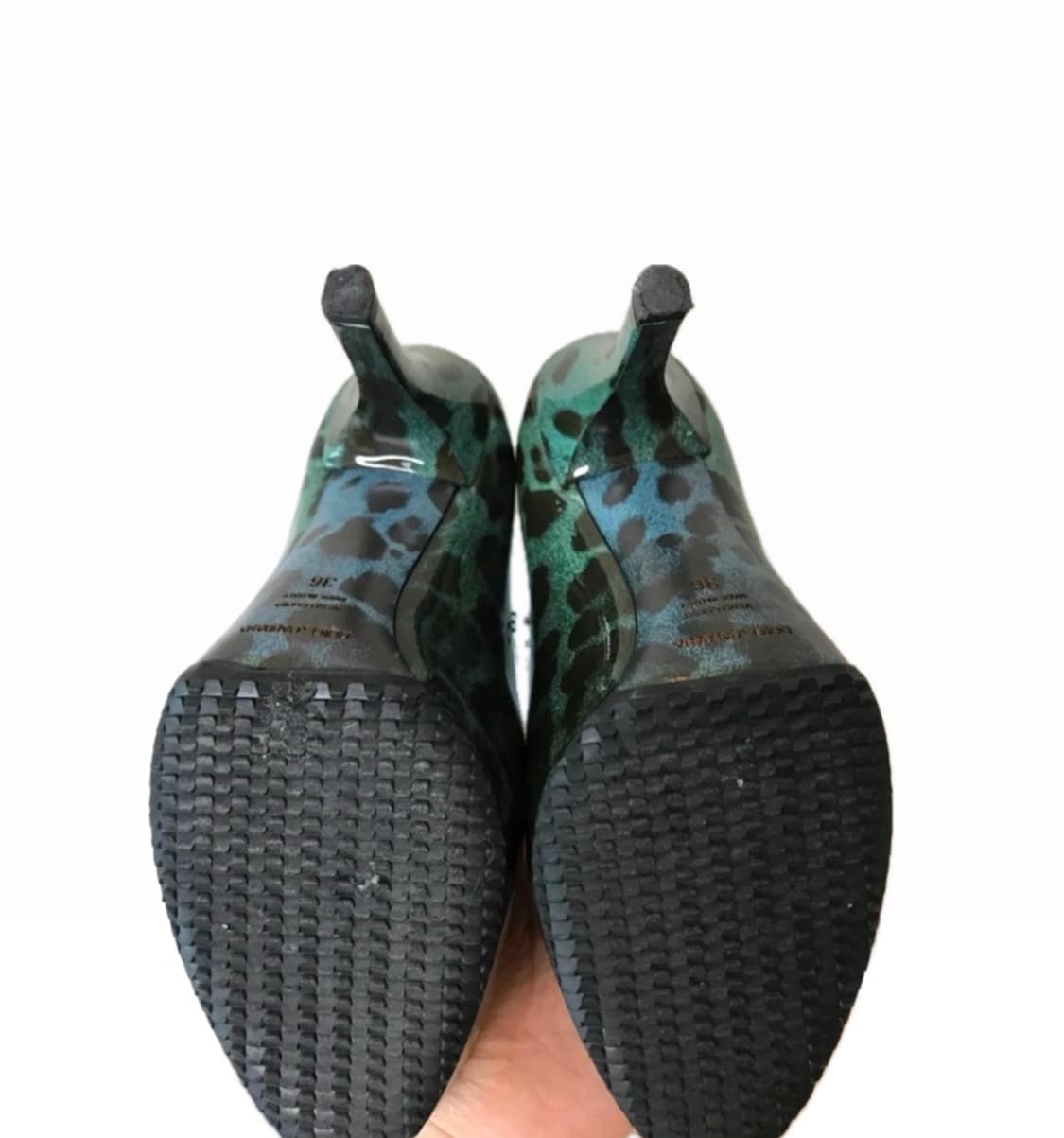 돌체앤가바나Dolce & Gabbana그린 레오파드 펌프스 하이힐 상품이미지4