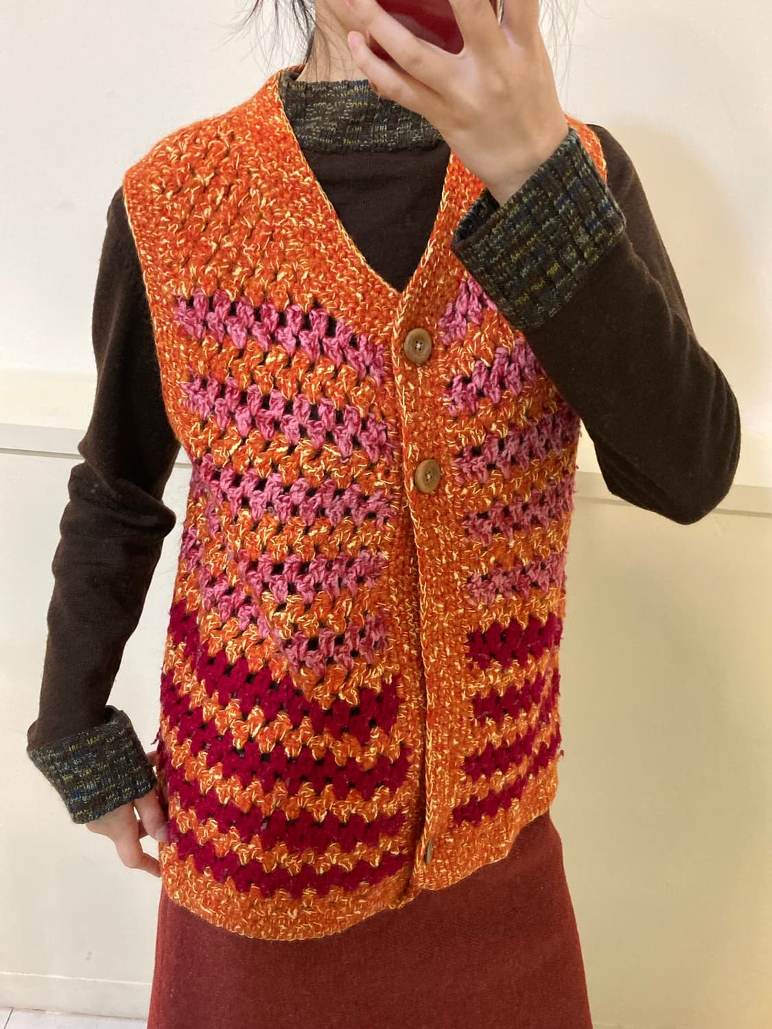 HANDMADE 컬러풀 조끼 상품이미지9