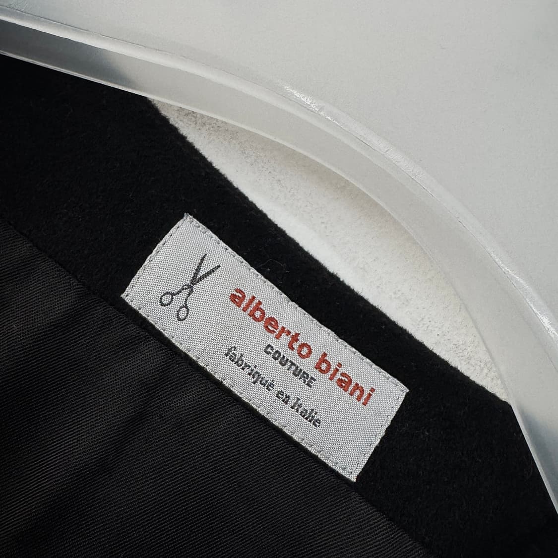 알베르토비아니 레더 트리밍 울 베스트 상품이미지2