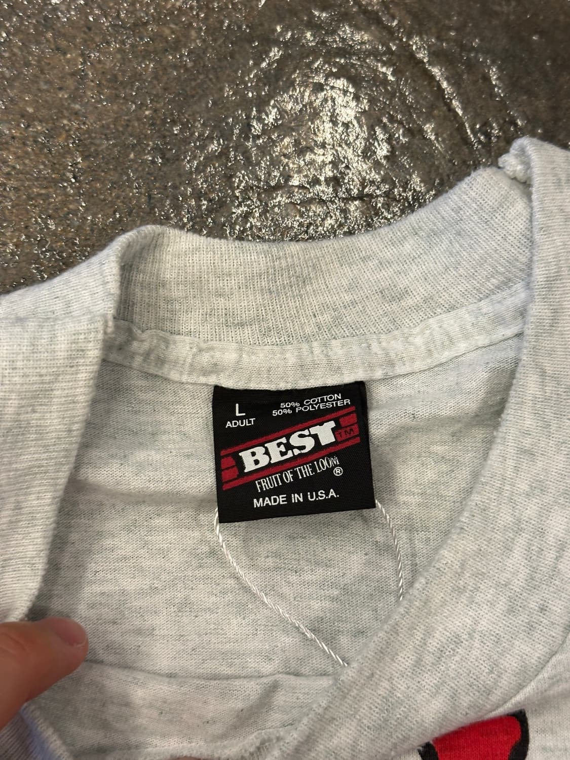 90s Fruit Of the Loom Made in USA 반팔티 L 상품이미지5