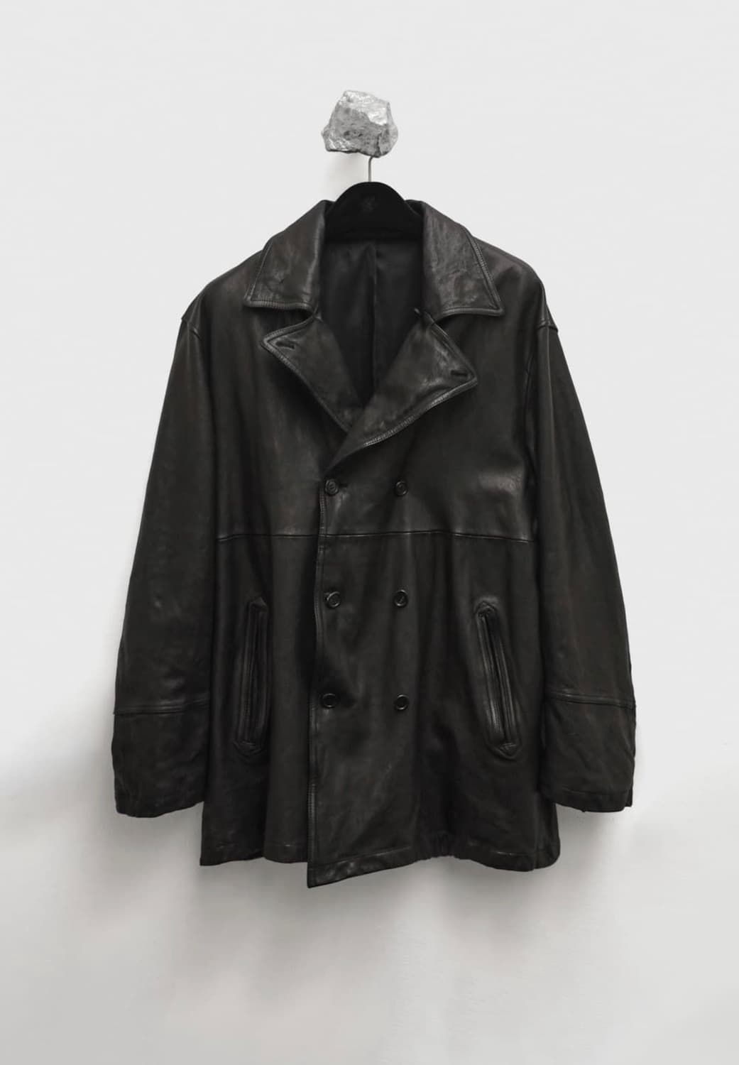 유스레더 피코트 M size 새것 상품이미지1