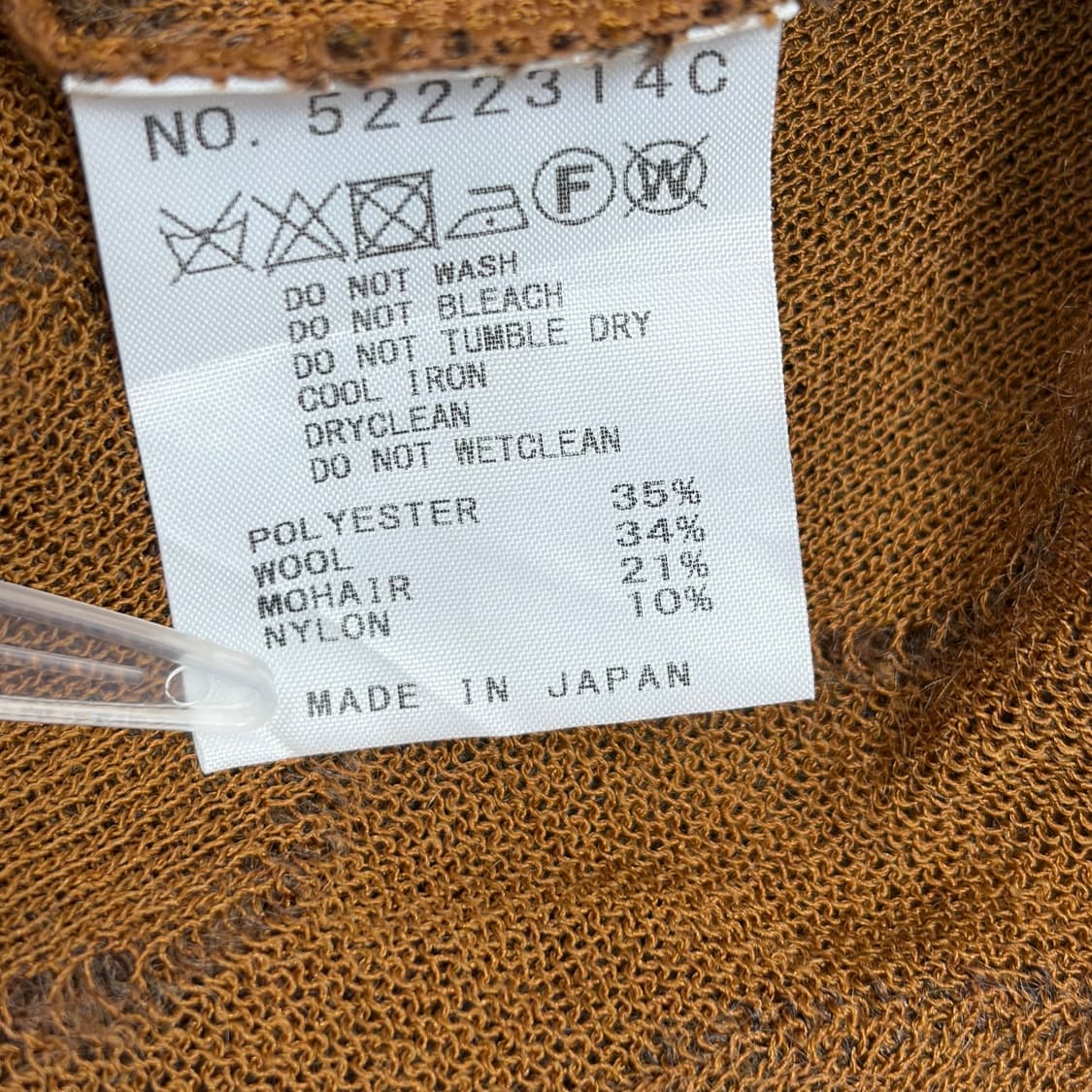  Cosa nostra 코사 노스트라 도트 패턴 오픈 니트 가디건 상품이미지7