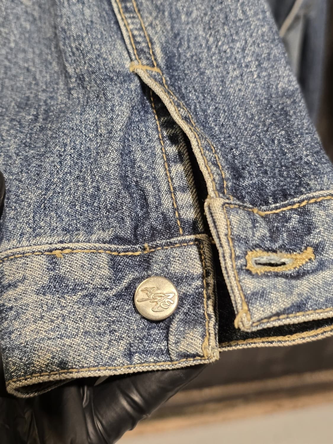 90s AGE Jeans Long Denim Jacket 상품이미지4