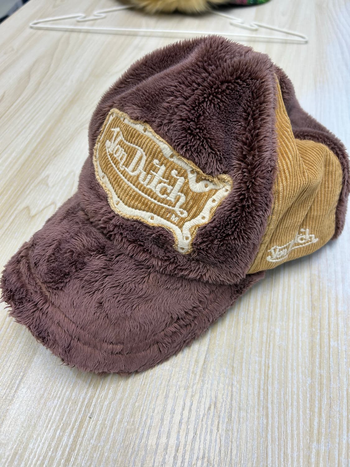 본더치 퍼 코듀로이 볼캡 상품이미지1