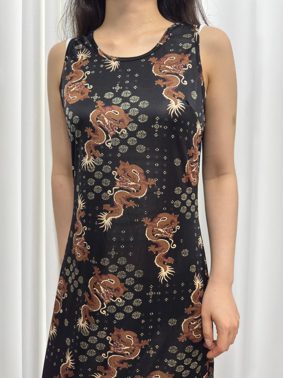 oriental dragon sleeveless dress 상품이미지5