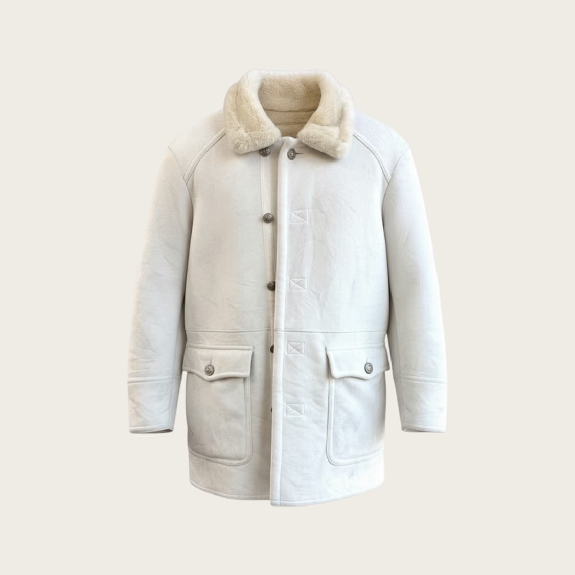 L/ 버버리 블랙라벨 쉐르파 무스탕 코트 상품이미지1