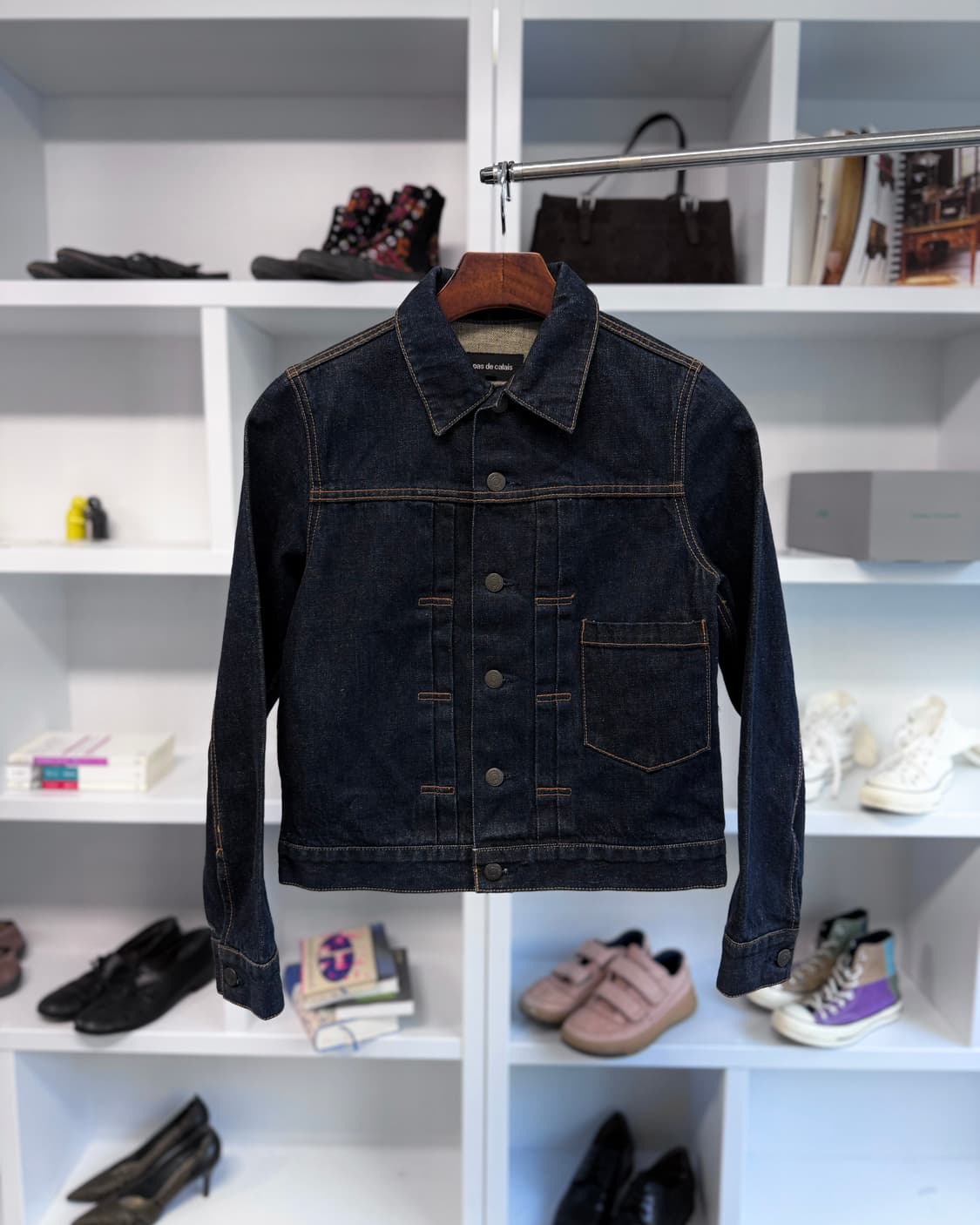 pas de calais 2세대 셀비지 데님 자켓 상품이미지1