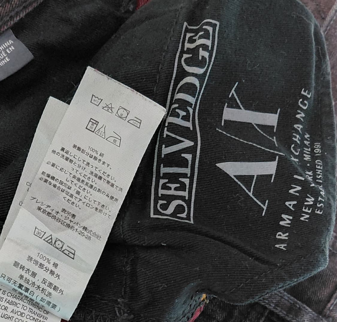 [정품] 알마니 익스체인지 레드 셀비지 데님 (28) 상품이미지6