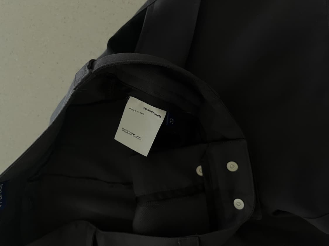 큐레이티드 퍼레이드 IDEAL TROUSER 46 다크그레이 상품이미지5