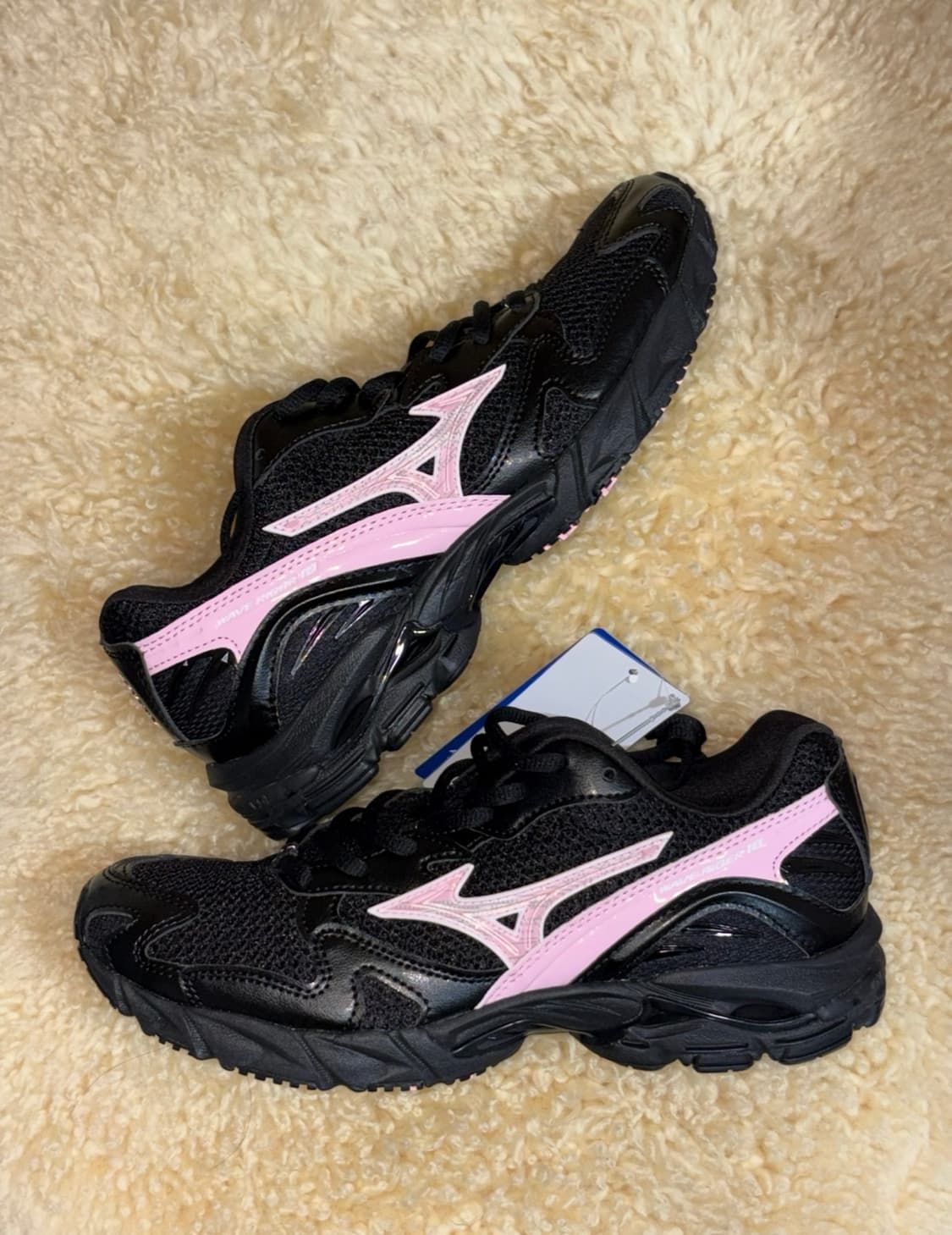 미즈노 웨이브 라이더 네온핑크 한정판 240  (실사 o) 상품이미지9