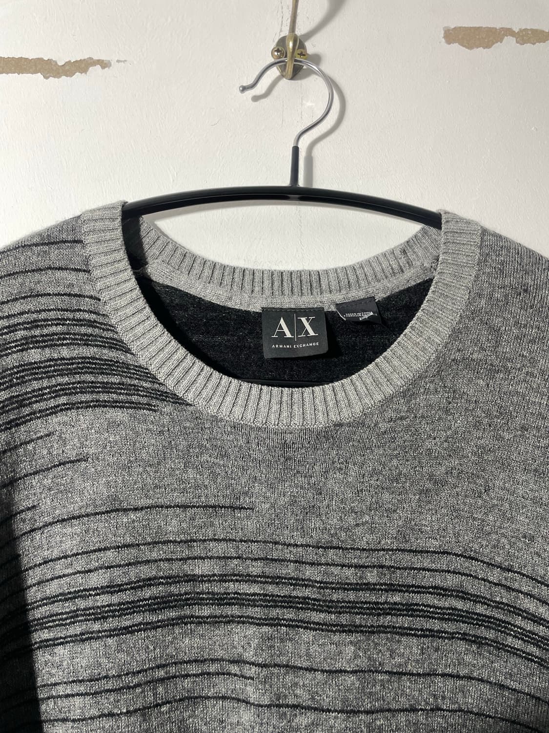 알마니 익스체인지 스트라이프 니트 상품이미지3