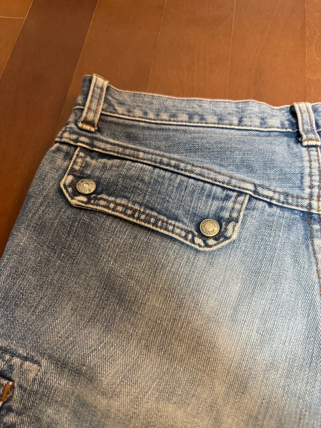 히스테릭글래머 플레어 카고 데님 팬츠 상품이미지7