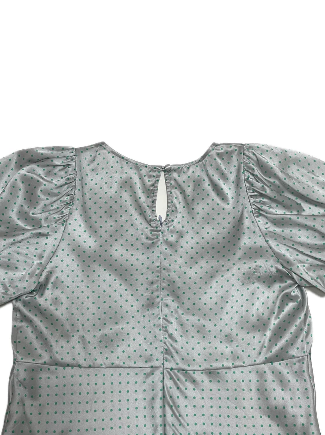 Priv. Spoons Club v-neck silk dots blous 상품이미지3