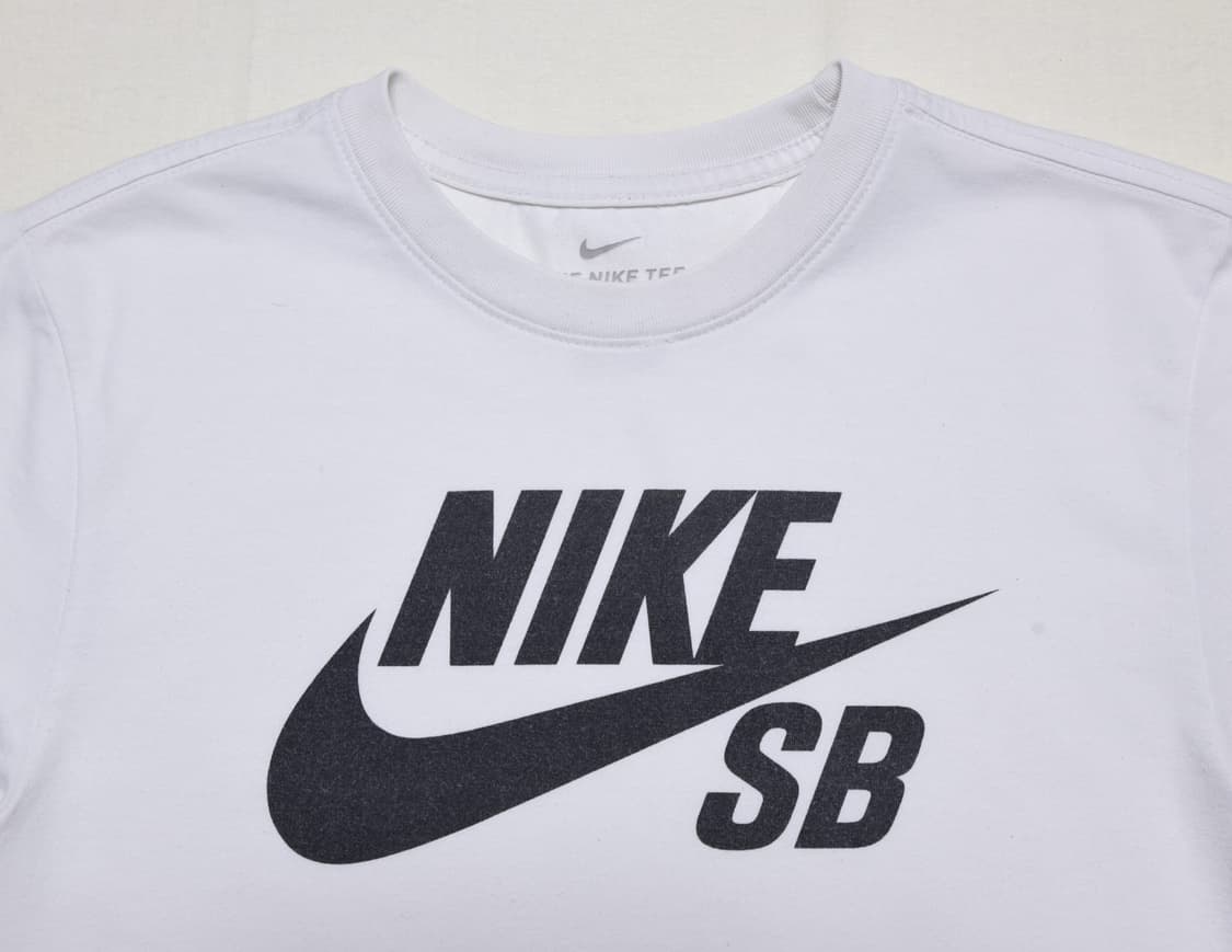 나이키 SB 블랙 로고 프린팅 반팔 티셔츠 화이트 90(S) 상품이미지1