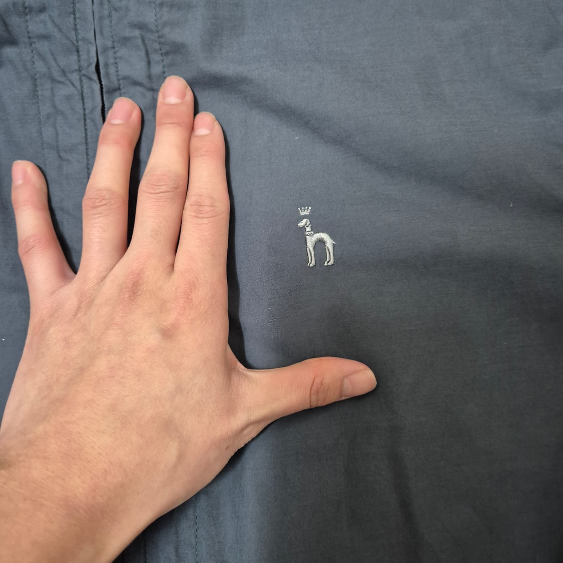 헤지스 자수로고 바람막이 집업자켓 상품이미지4