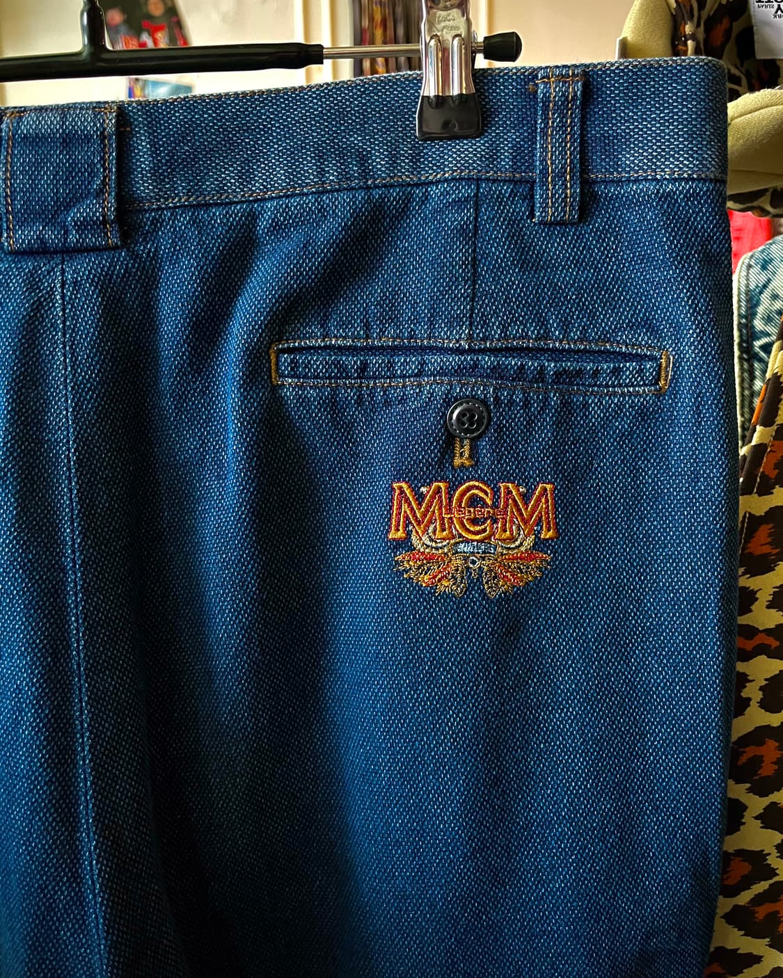 90s MCM Old 2-Tuck Denim Maxi Trouser 상품이미지7