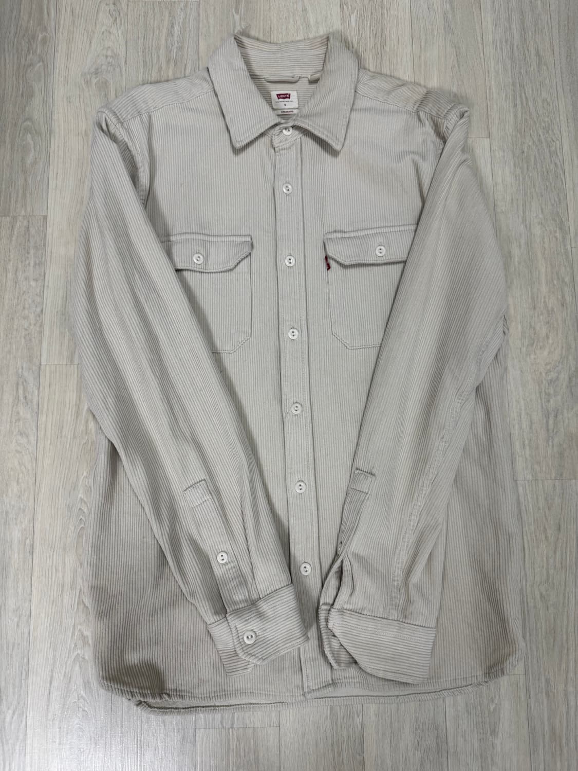 Levi’s Corduroy Shirt (S) 아이보리 상품이미지1