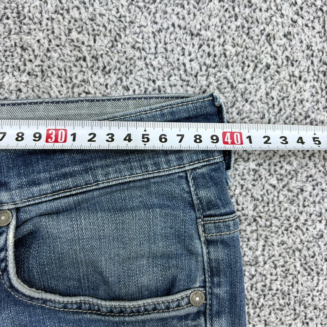 W30 캘빈클라인 데님 바지(기장확인) 0406J 상품이미지5