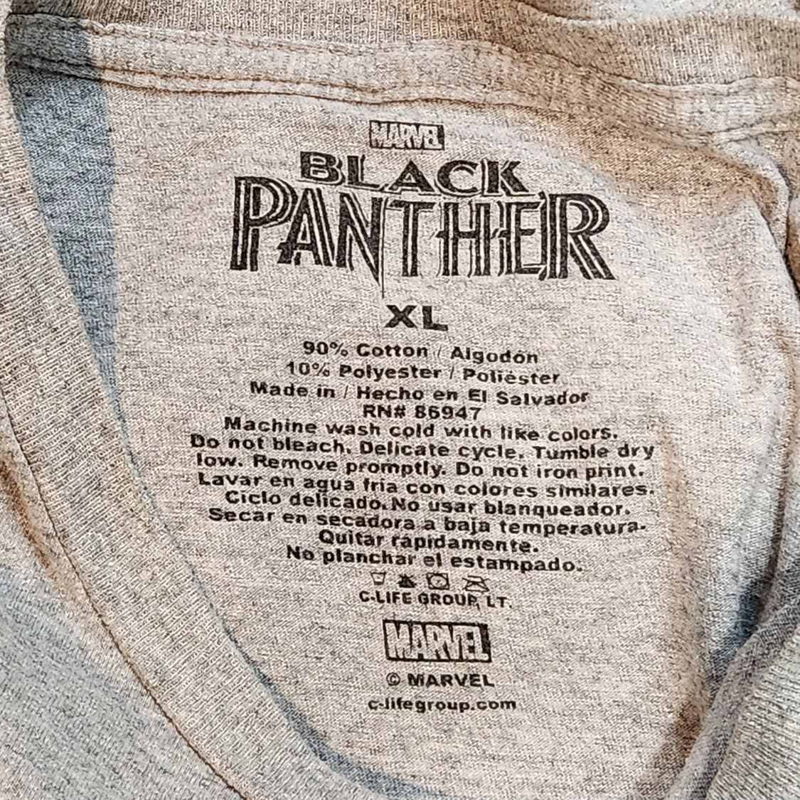 Marvel 블랙팬서 에릭 킬몽거 가면 그래픽 티셔츠 XL 상품이미지4
