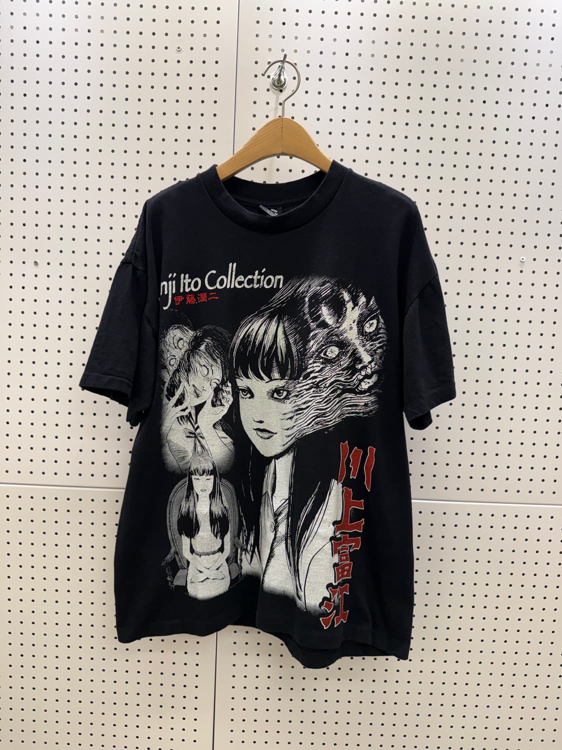 빈티지 이토 준지 토미에 프린팅 반팔 티셔츠 U1582 상품이미지2