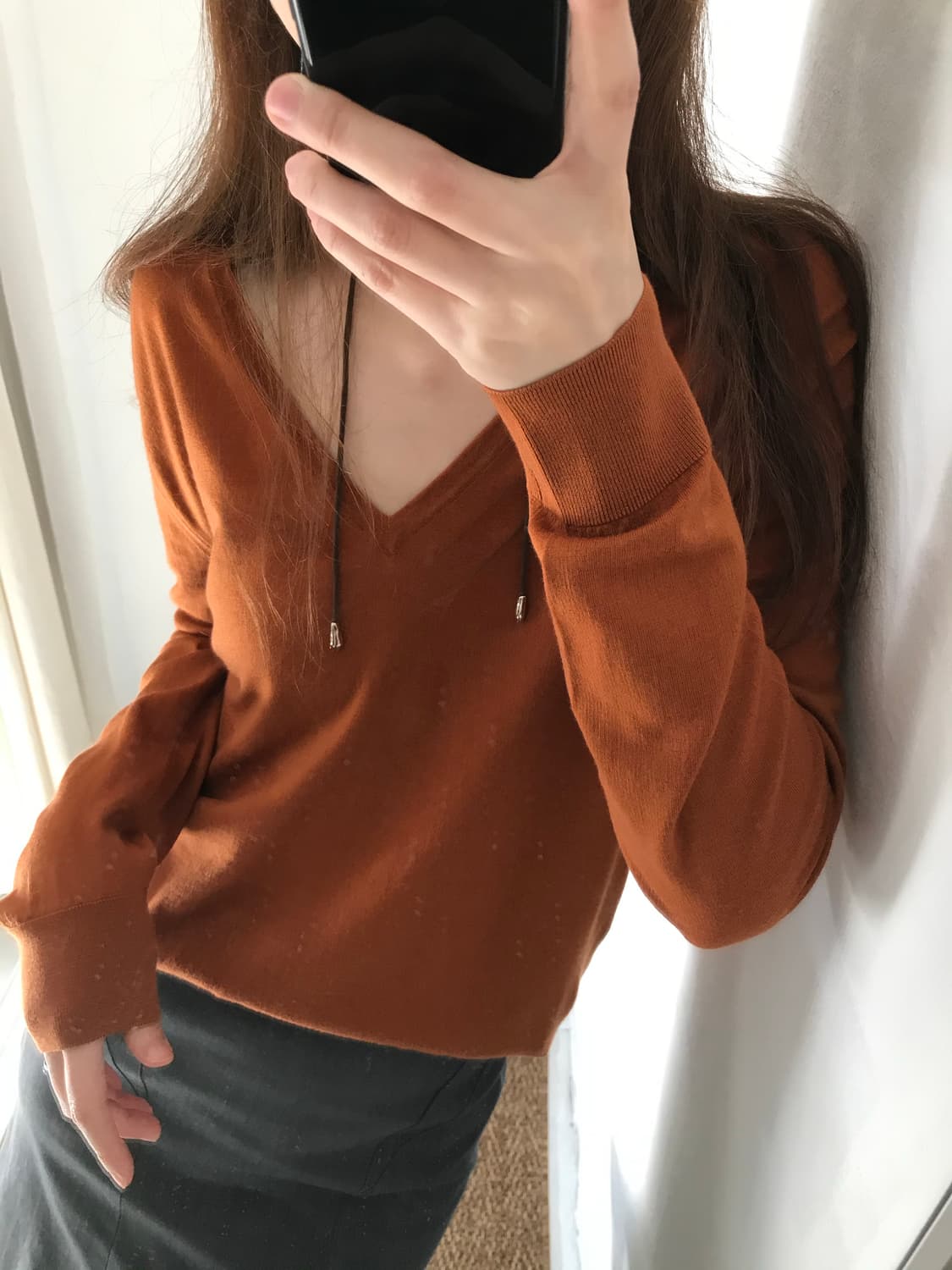 v-neck wool knit 상품이미지3