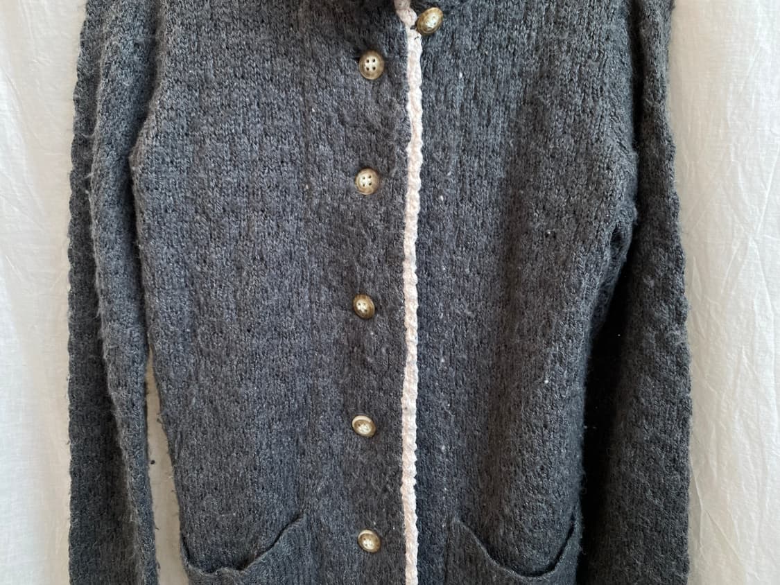 MAMAIKUKO DE PARIS 울혼방 가디건(M) 상품이미지7