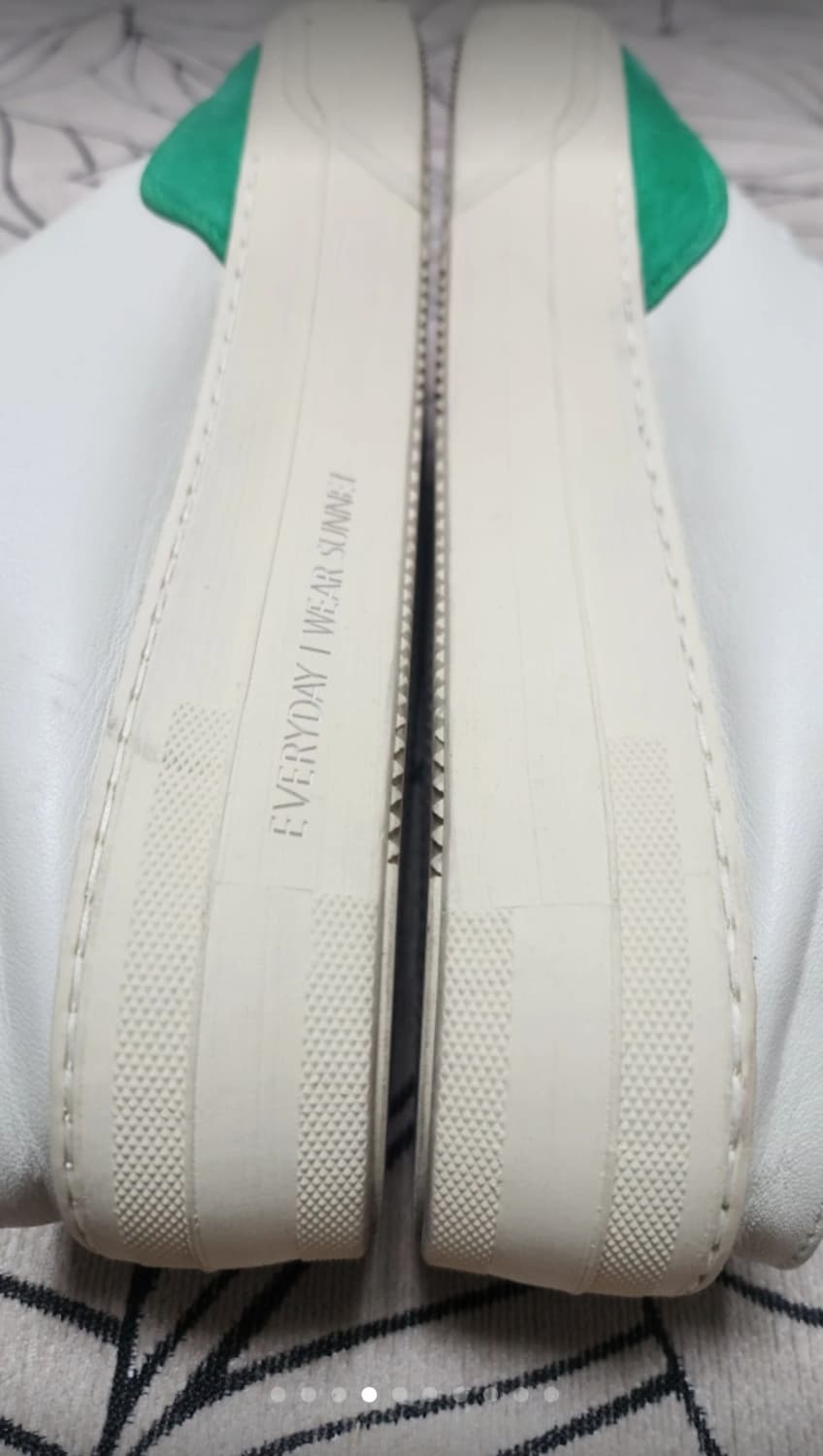 16SS SUNNEI 써네이 사보 그린 뮬 OG 260mm 상품이미지7