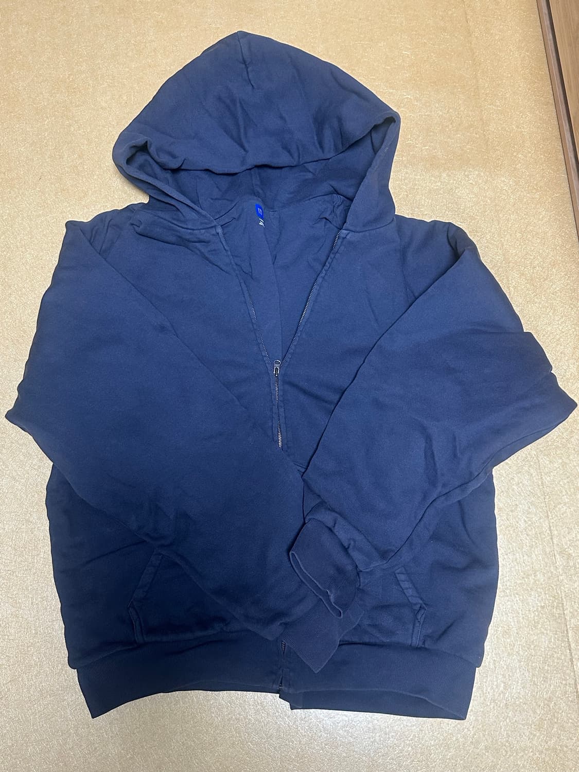 이지 후드집업 네이비 XL 상품이미지1