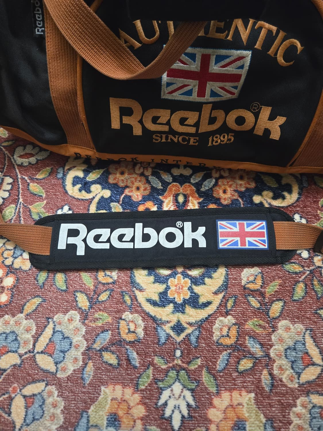 90s 빈티지 리복 REEBOK 로고 더플백 (더블 라인) 상품이미지5