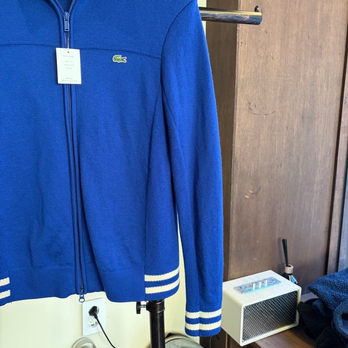15405 - 라코스테 블루 울 니트 집업 (울 100%) 상품이미지4