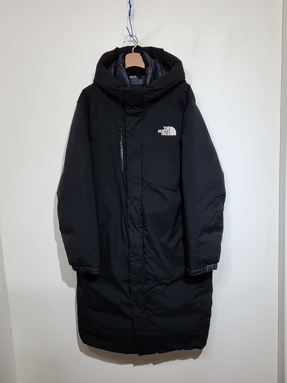 노스페이스 거위털 롱패딩 점퍼 블랙 빅사이즈 구스다운 패딩코트  상품이미지1