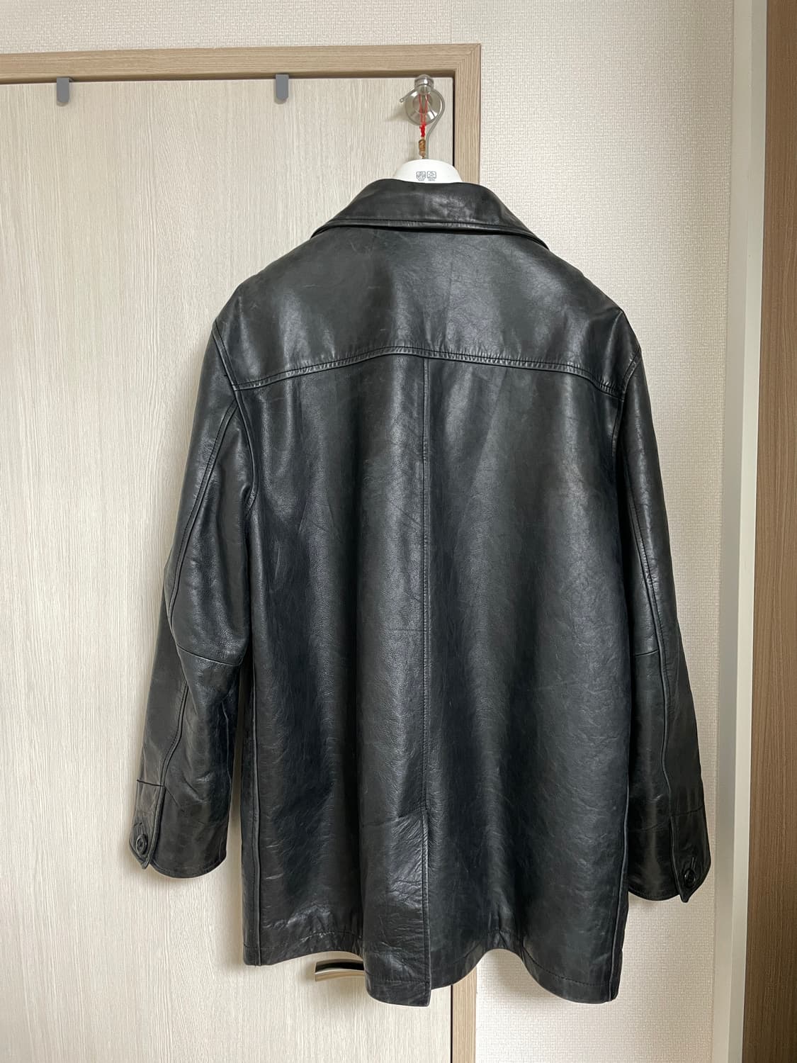 [L] 갭 레더 카코트 상품이미지2