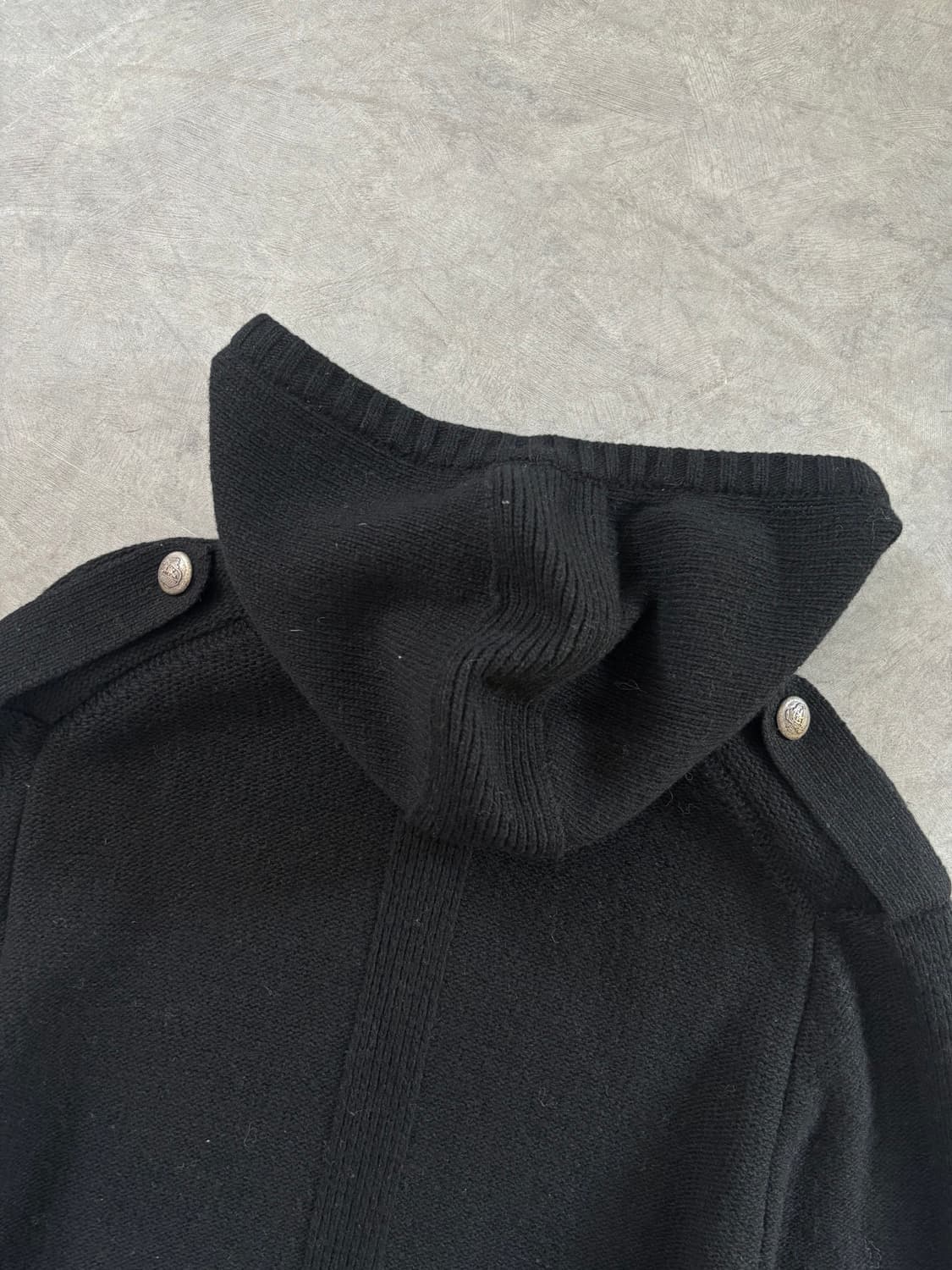 Wooyoungmi 우영미 블랙 후드 니트 상품이미지10