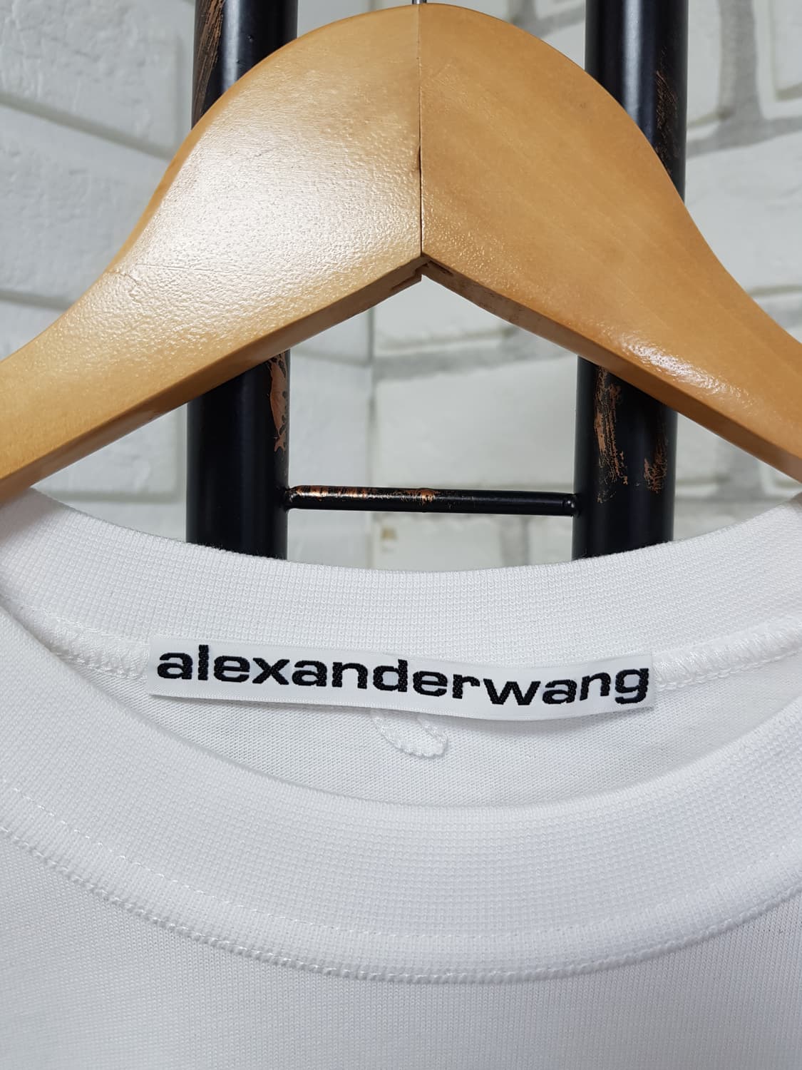 [xs/55~66/미착용] 알렉산더왕 프린팅 롱슬리브 화이트 상품이미지4