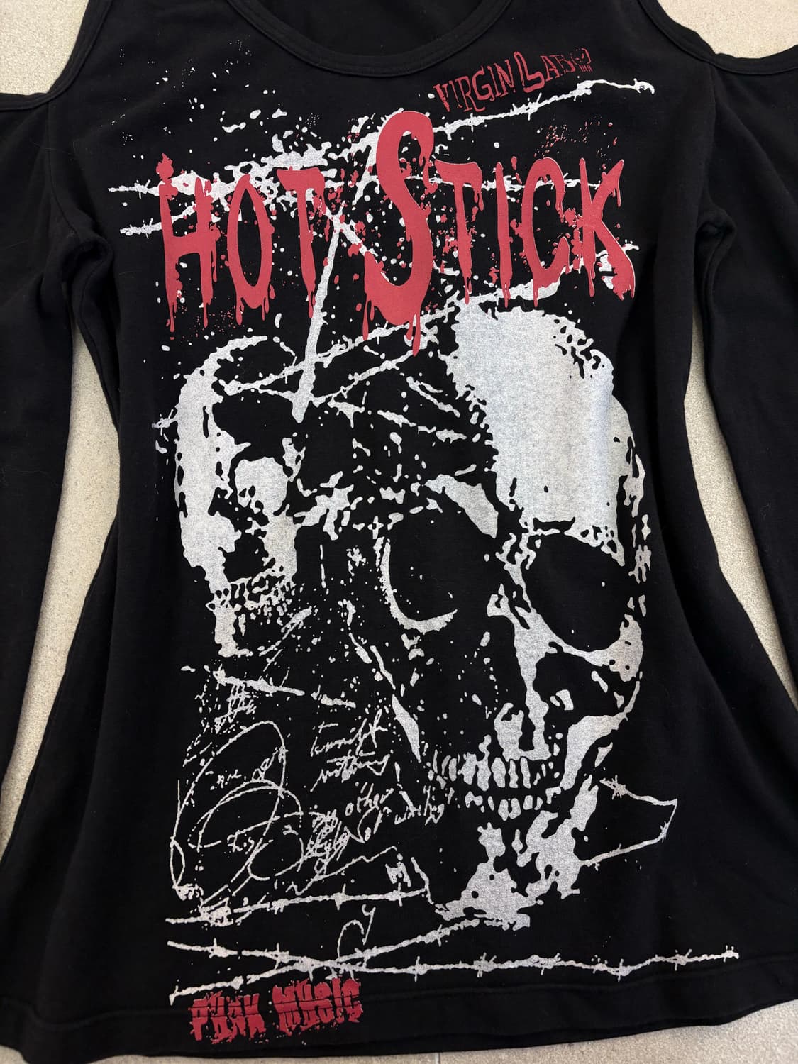 블러드 스톤 해골 롱슬리브 상품이미지2