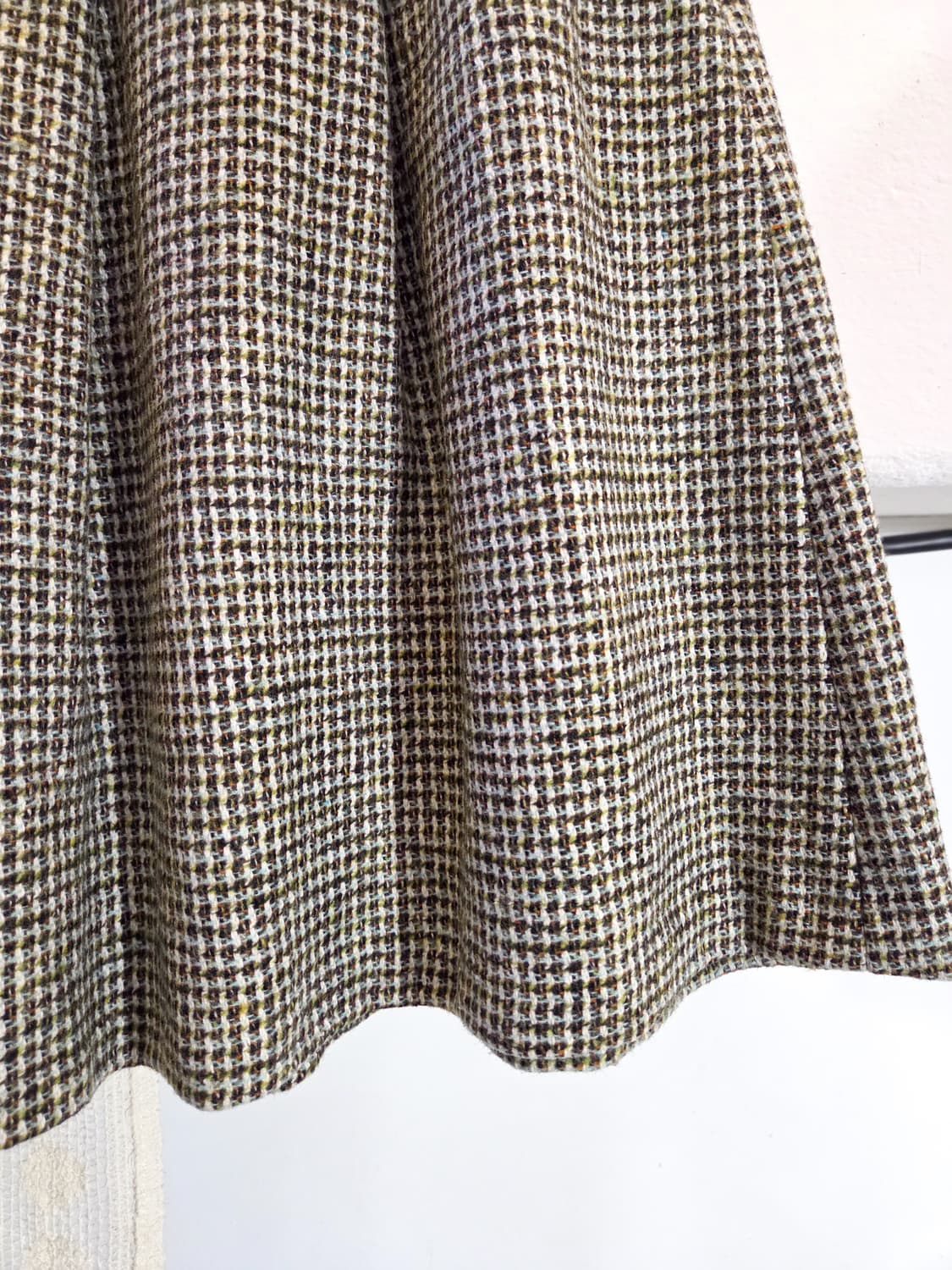 울 미디 스커트 상품이미지3