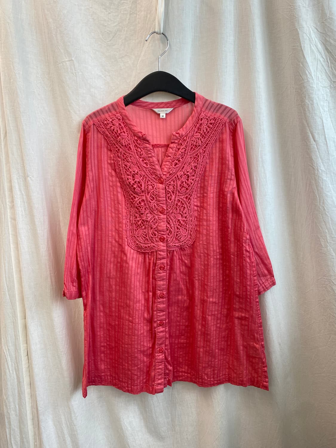 ON LOVE OFF 마젠타 7부 블라우스(M) 상품이미지2