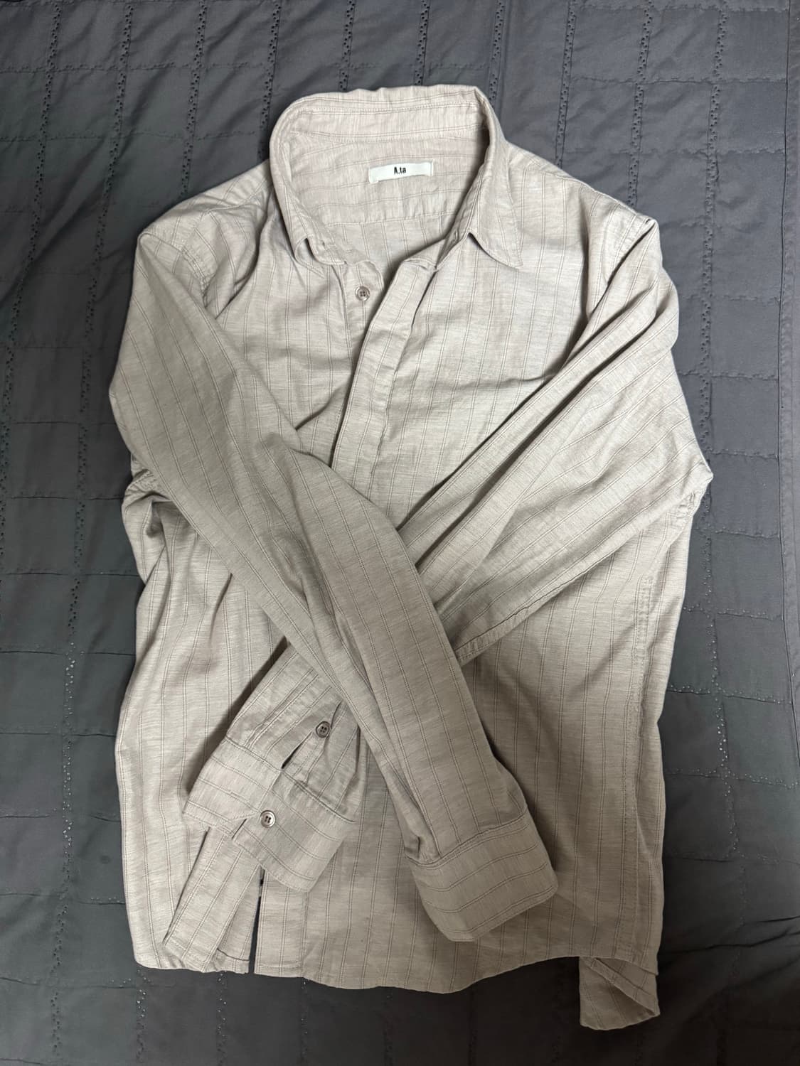 [M] ata 에이타 빈티지 심플 셔츠 상품이미지1