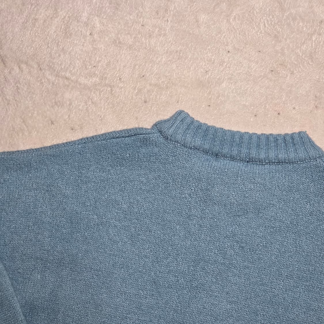 빈티지 스가이블루 라운드넥 니트 상품이미지5