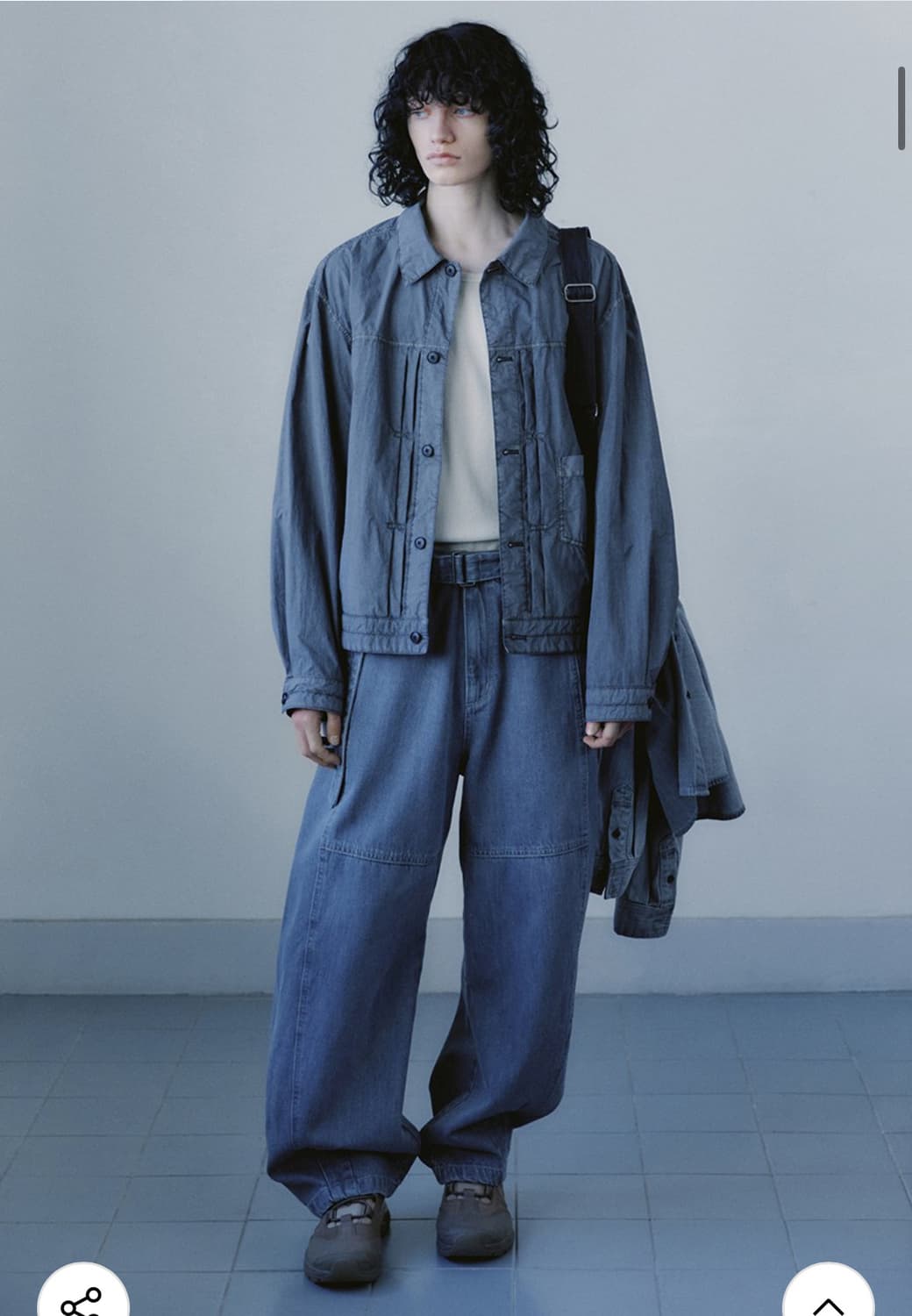 인사일런스 가먼트다잉 TYPE-1 자켓 GREY L사이즈 상품이미지5
