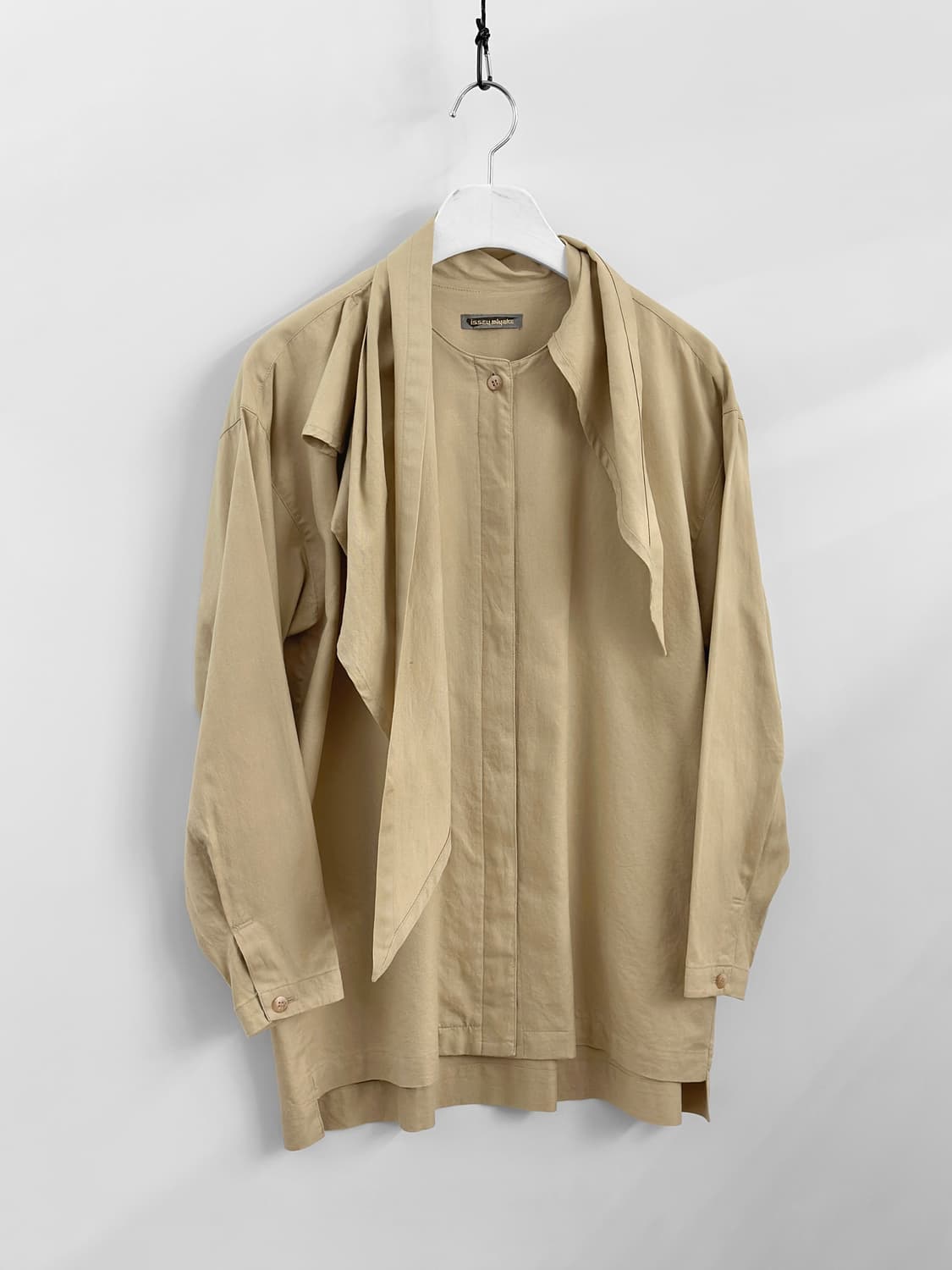 80s 이세이 미야케 드레이프 스카프 셔츠 상품이미지4