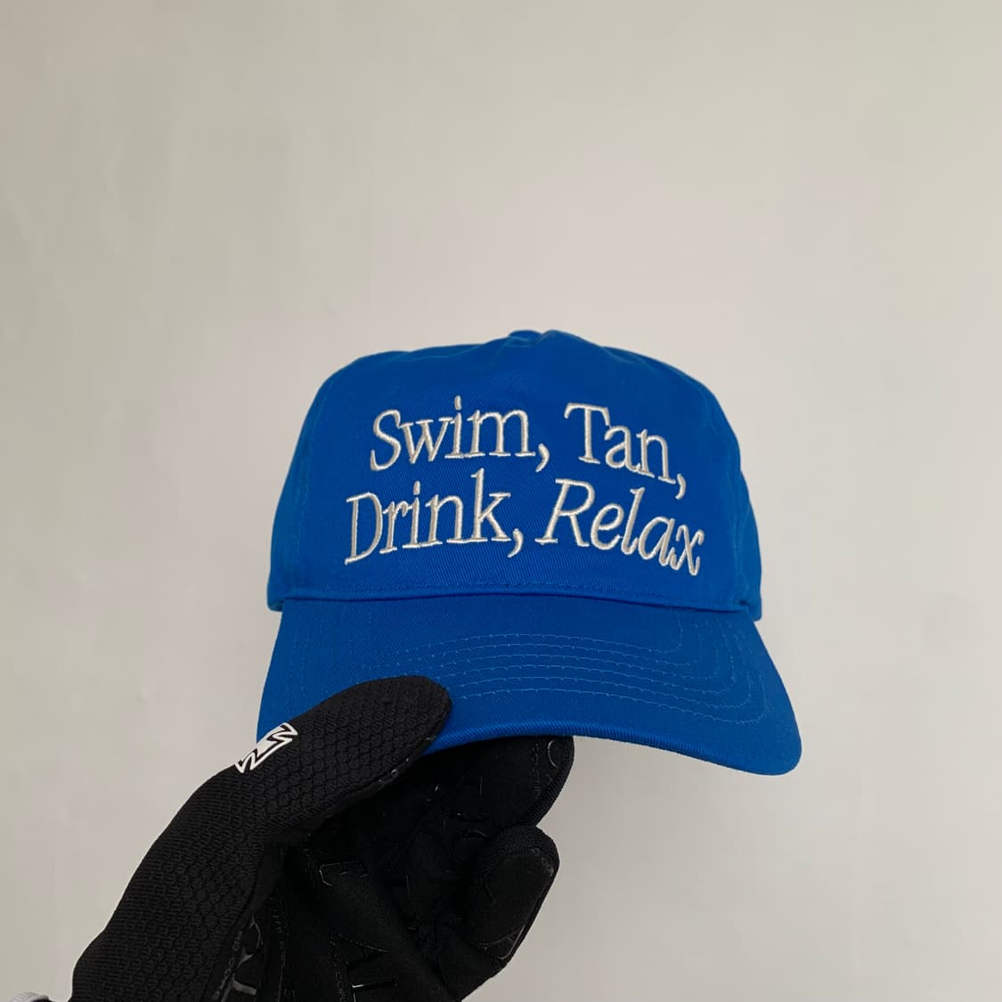 DUVIN 여행 휴양지 컨셉 SWIM TAN DRINK RELAX 모자 상품이미지3