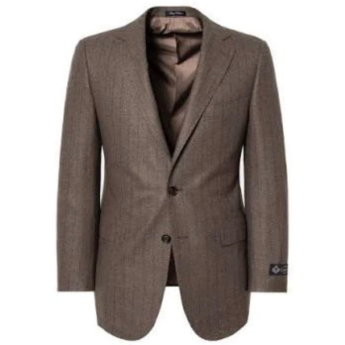 갤럭시 프레스티지 라인_브라운 울 스트라이프 자켓_52 상품이미지6