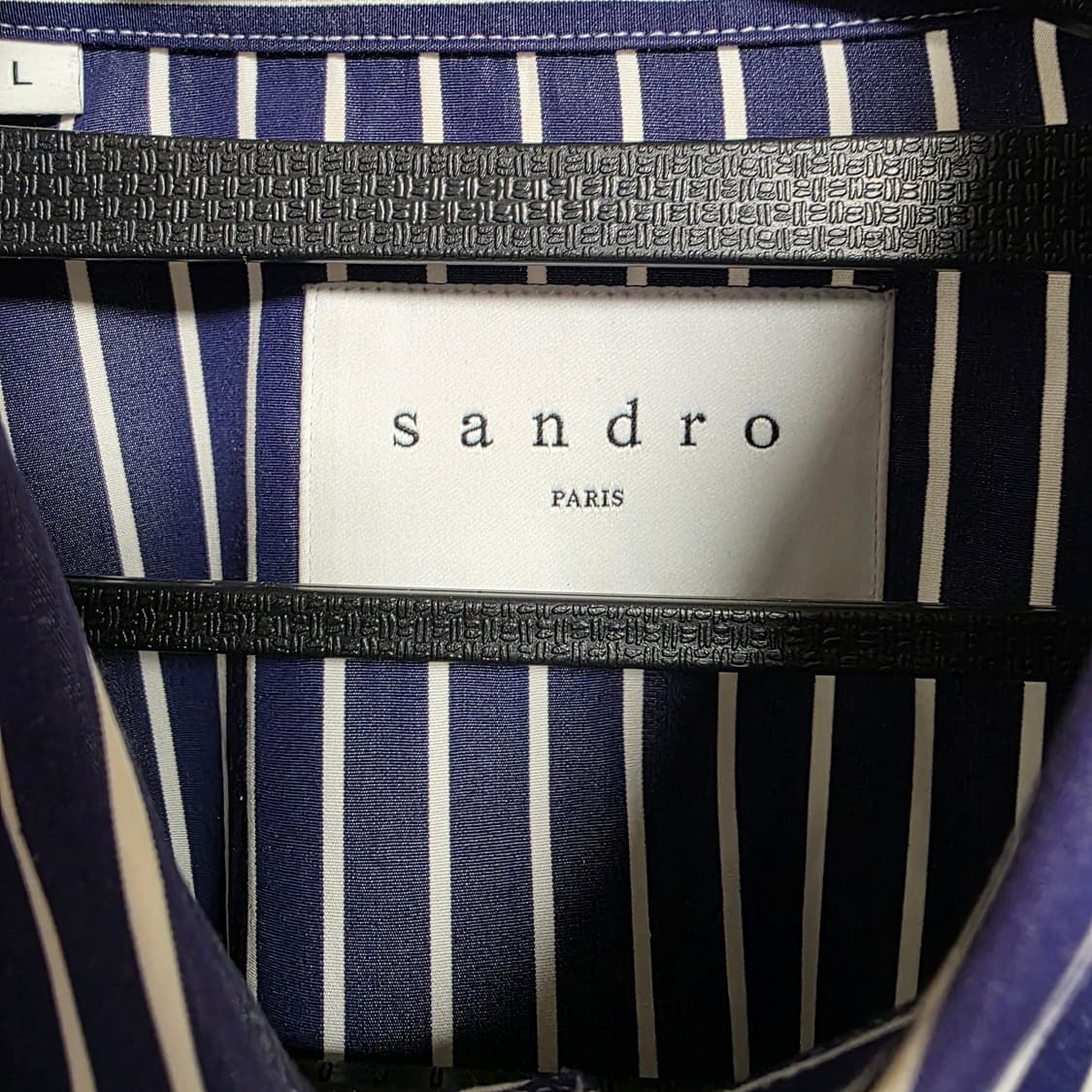 산드로옴므 스트라이프 오버셔츠 L 상품이미지4