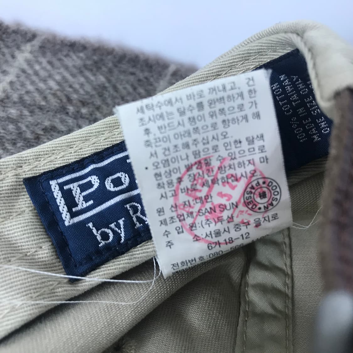 폴로랄프로렌 90s 볼캡 베이지 상품이미지9