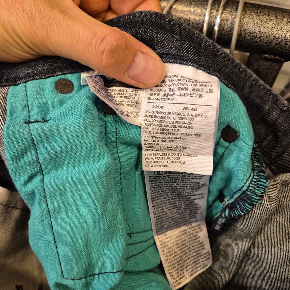 32인치 리바이스 505 청바지  상품이미지4